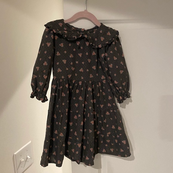 Tocoto Vintage Floral Dress with Peter Pan Collar (3Y) - Picture 2 of 2